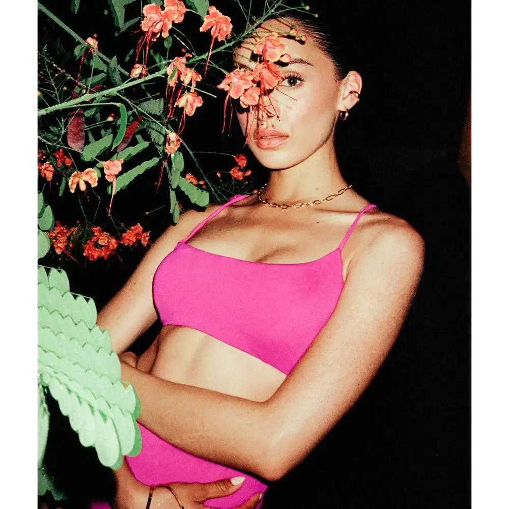 Andie Swim the Fiji Top in Magenta M